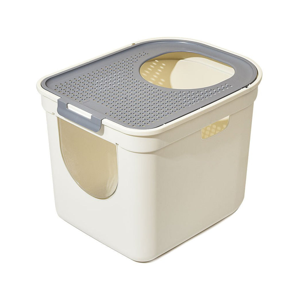 Fully Enclosed Kitty Toilet Trapping Odour Control - House Of Pets Delight (HOPD)