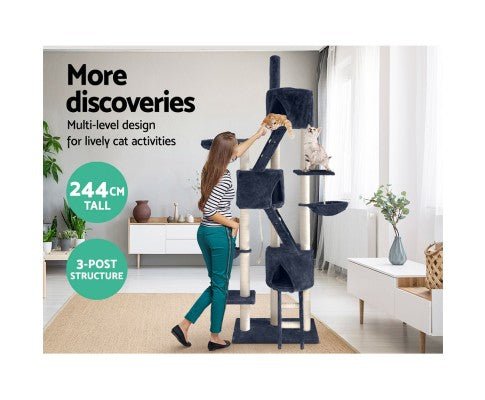 Giant Multi Level Cat Tree - House Of Pets Delight (HOPD)