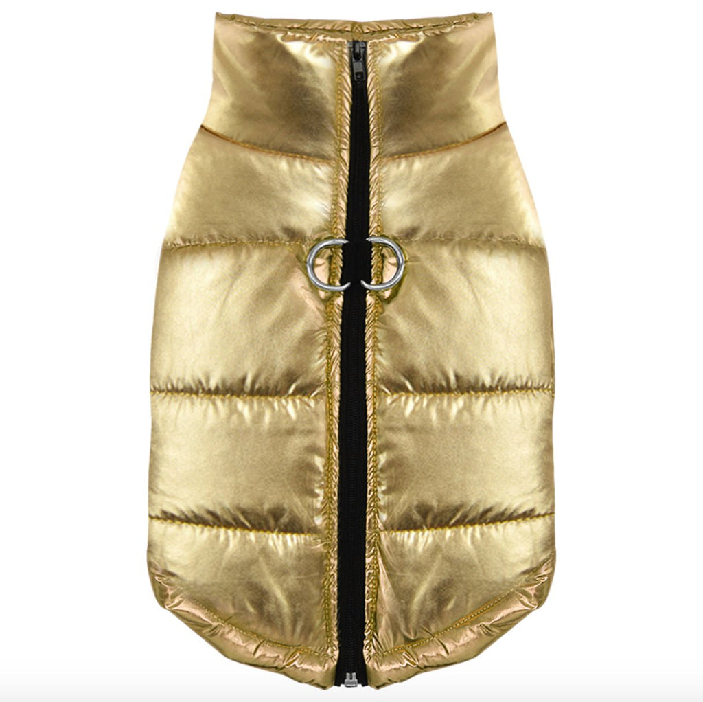 Gloss Dog Vest in Goldie - House Of Pets Delight (HOPD)