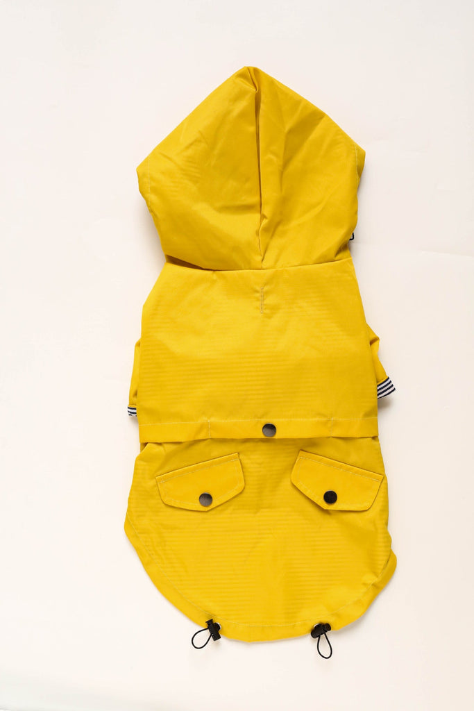 Happy Days Doggy Raincoat in Yellow - House Of Pets Delight (HOPD)