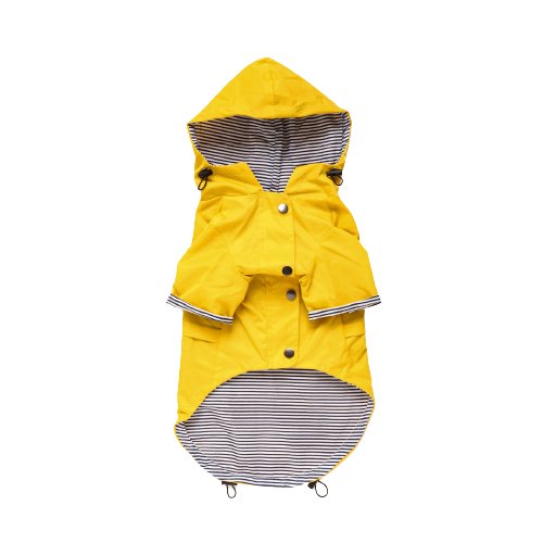 Happy Days Doggy Raincoat in Yellow - House Of Pets Delight (HOPD)