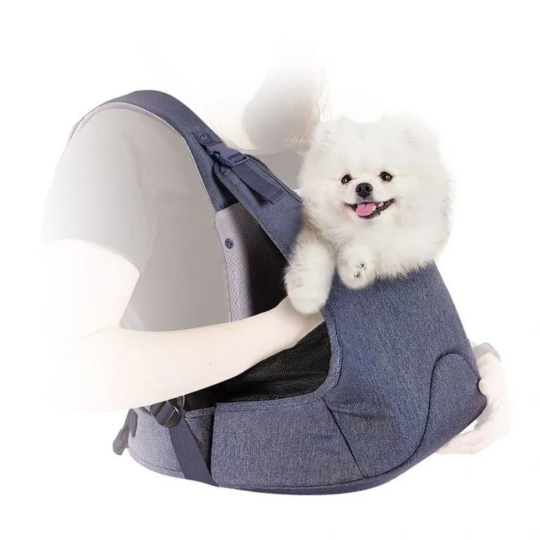 Hug Pack Dog Sling Carrier – Blue Jeans - House Of Pets Delight (HOPD)