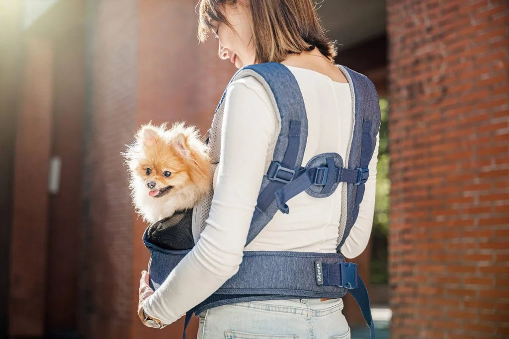 Hug Pack Dog Sling Carrier – Blue Jeans - House Of Pets Delight (HOPD)