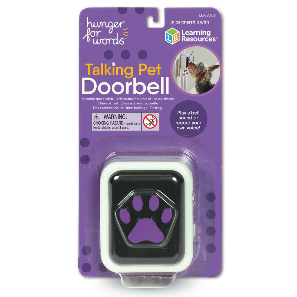 Hunger For Words Talking Pet Doorbell - Perfect when there's no doggy door! - House Of Pets Delight (HOPD)