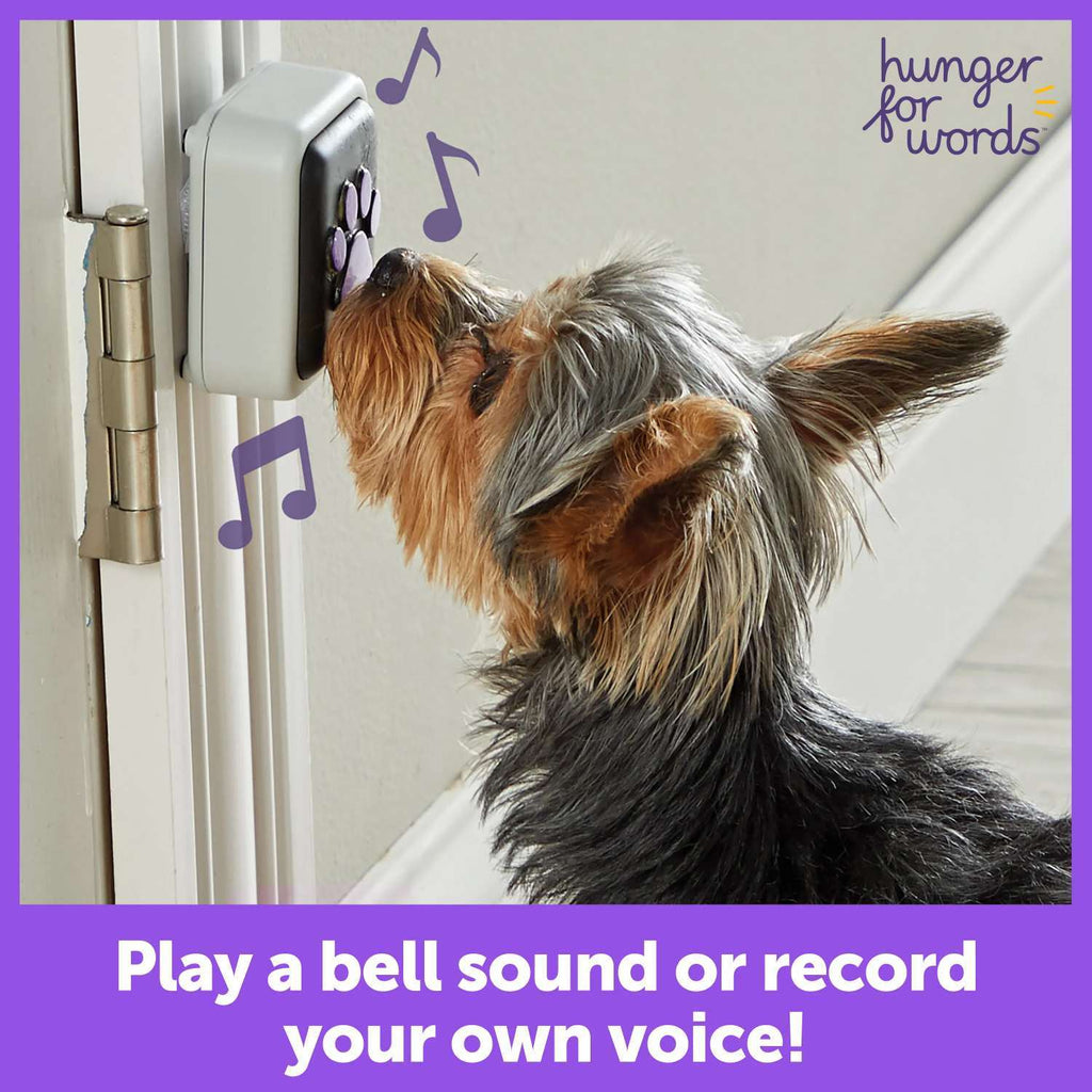 Hunger For Words Talking Pet Doorbell - Perfect when there's no doggy door! - House Of Pets Delight (HOPD)