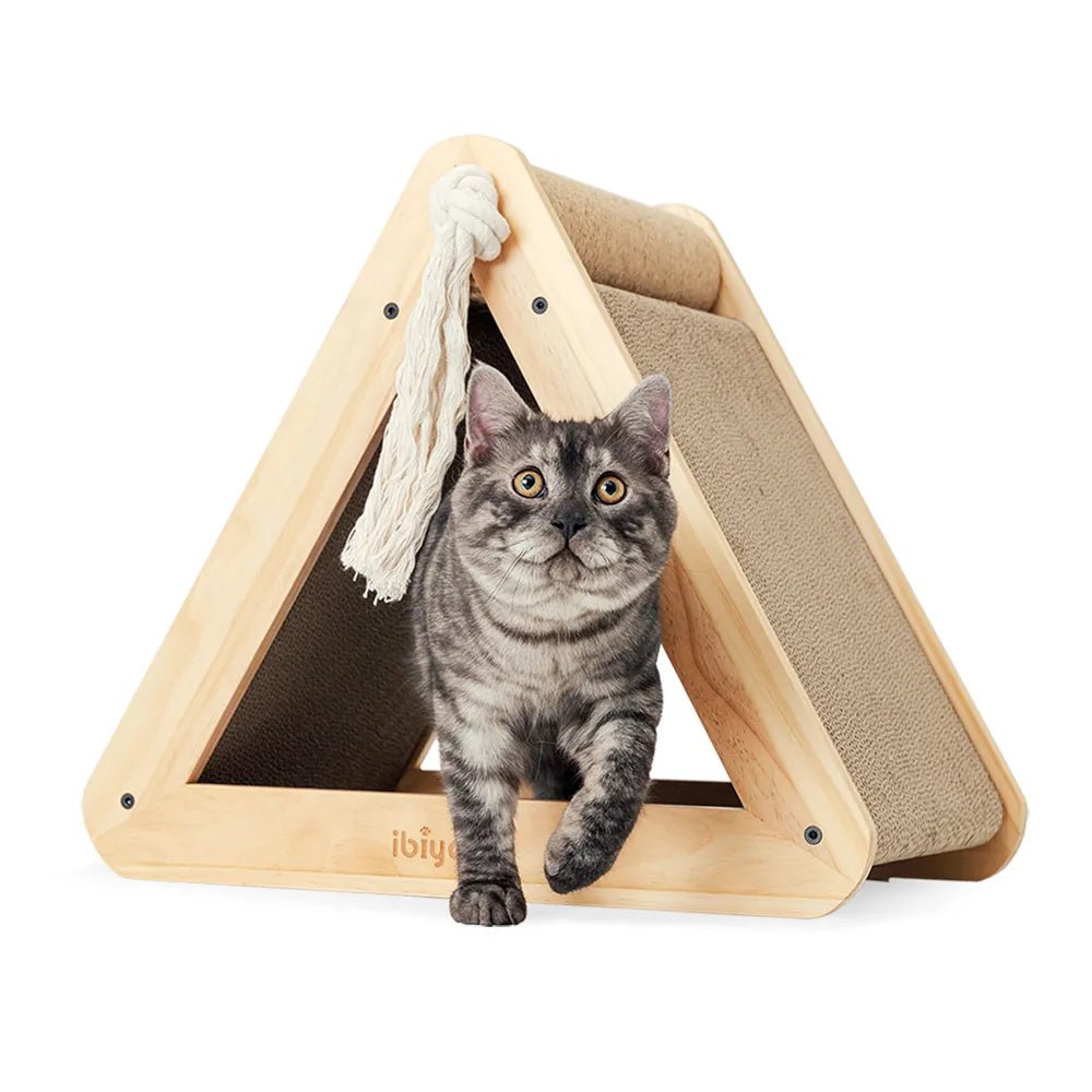 Ibiyaya Hide - Out Cat Scratching Post - House Of Pets Delight (HOPD)