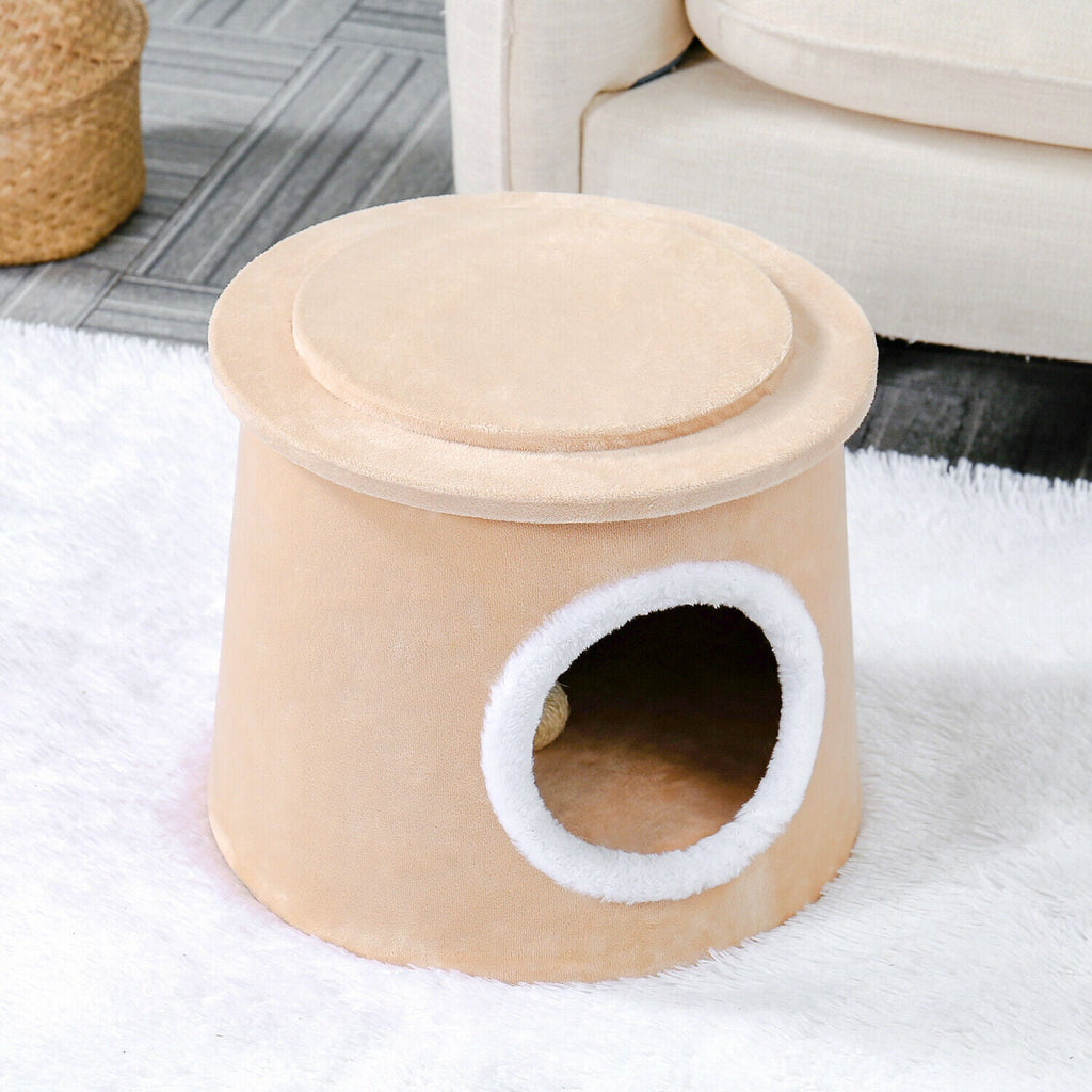 Igloo Playhouse Cat Condo Scratcher - House Of Pets Delight (HOPD)