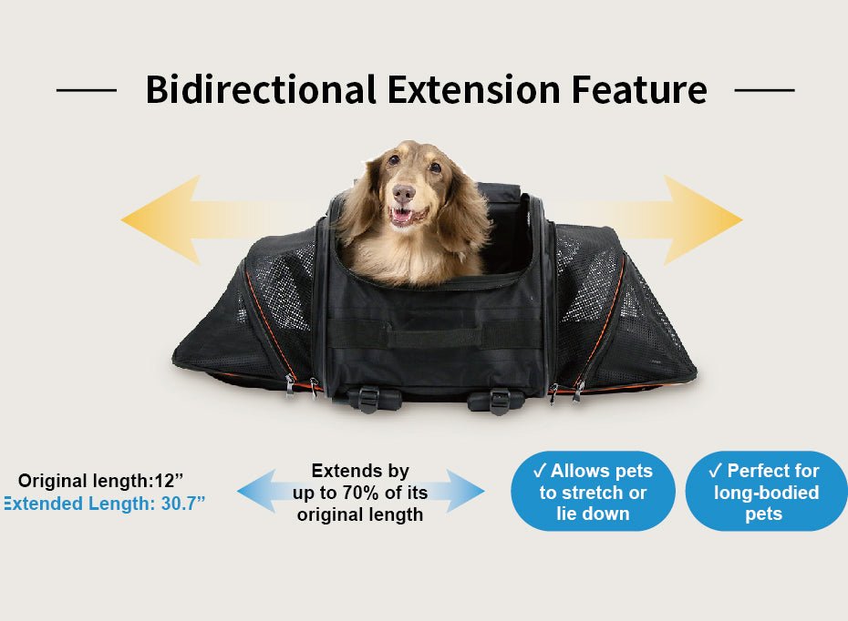 JetPaw Expandable In - Cabin Pet Carrier Backpack – Airline - Approved Small Dog & Cat Carrier - House Of Pets Delight (HOPD)