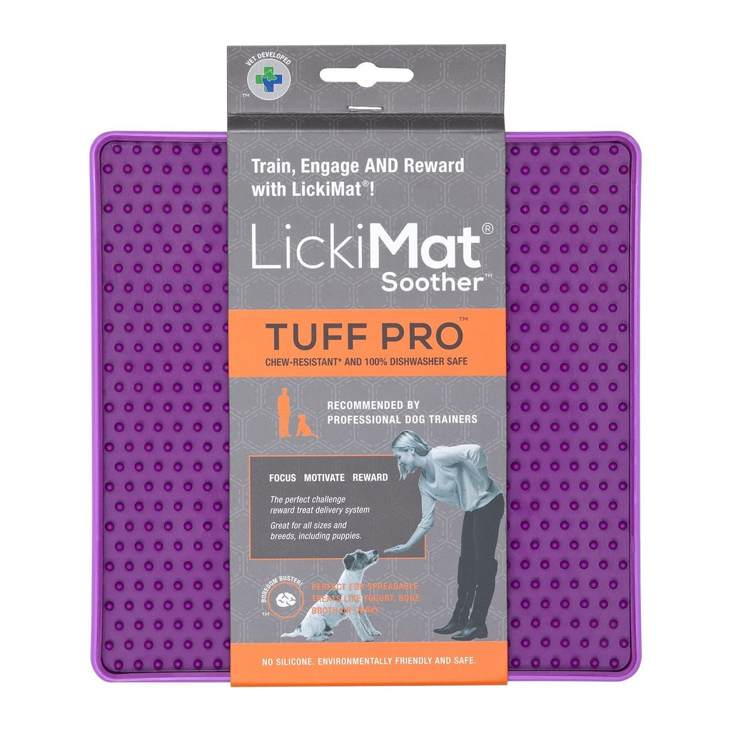 LickiMat Soother PRO Tuff Slow Food Licking Mat for Dogs - House Of Pets Delight (HOPD)