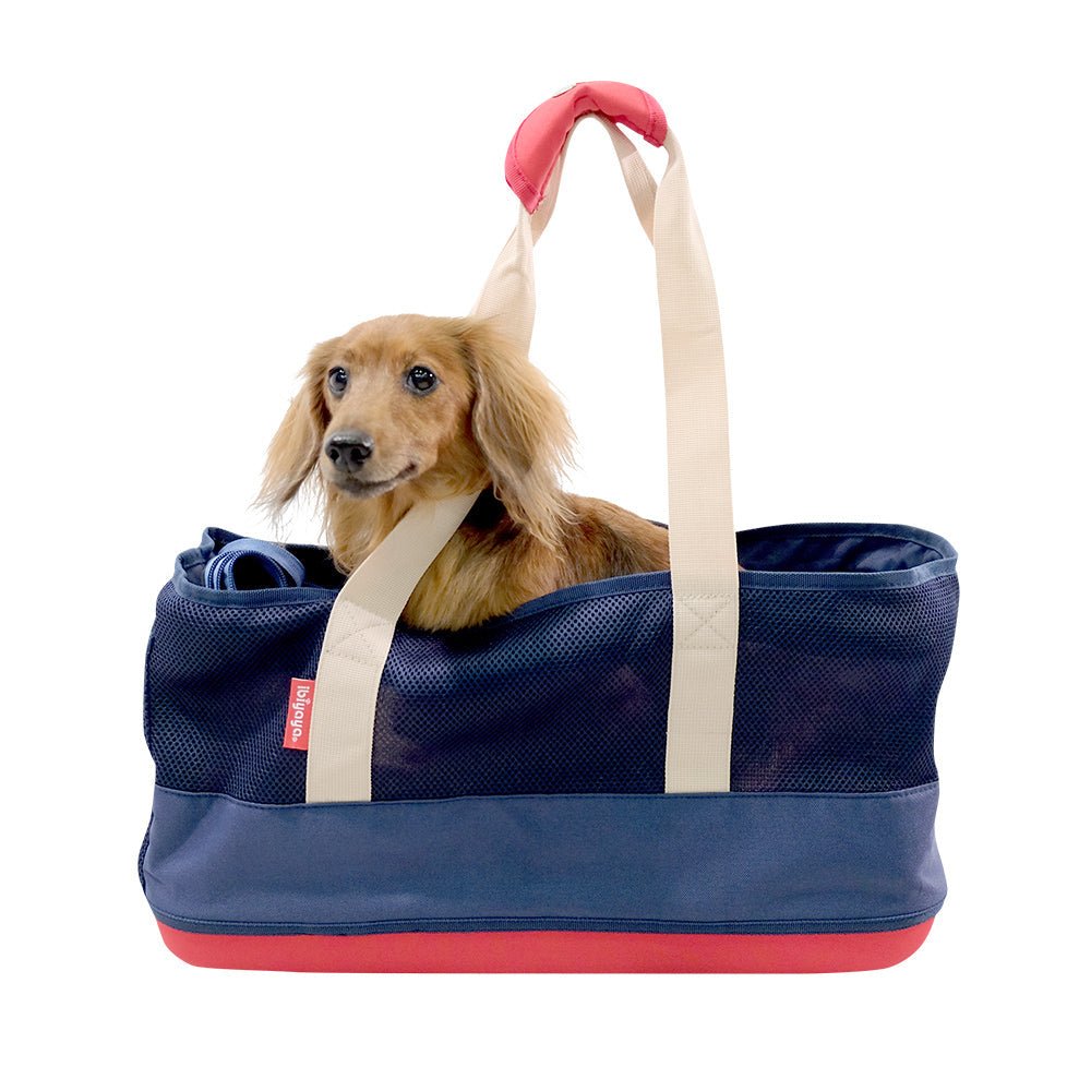 Light Pet Carrier with Hardshell Base for Dachshunds & Long Pets - Khaki - House Of Pets Delight (HOPD)