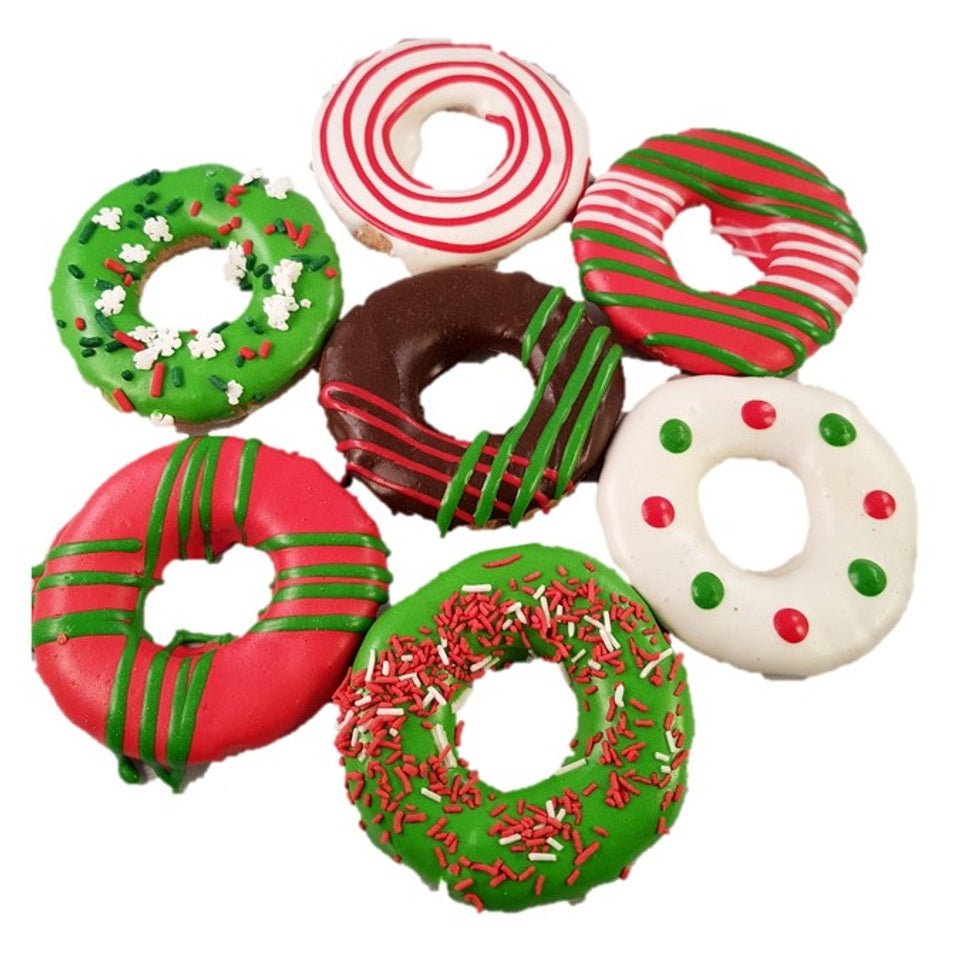 Limited Time - Large Christmas Doggy Donuts by Huds and Toke - House Of Pets Delight (HOPD)