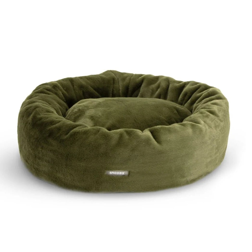 Luxe Fur Cuddler Dog Bed - Leaf - House Of Pets Delight (HOPD)