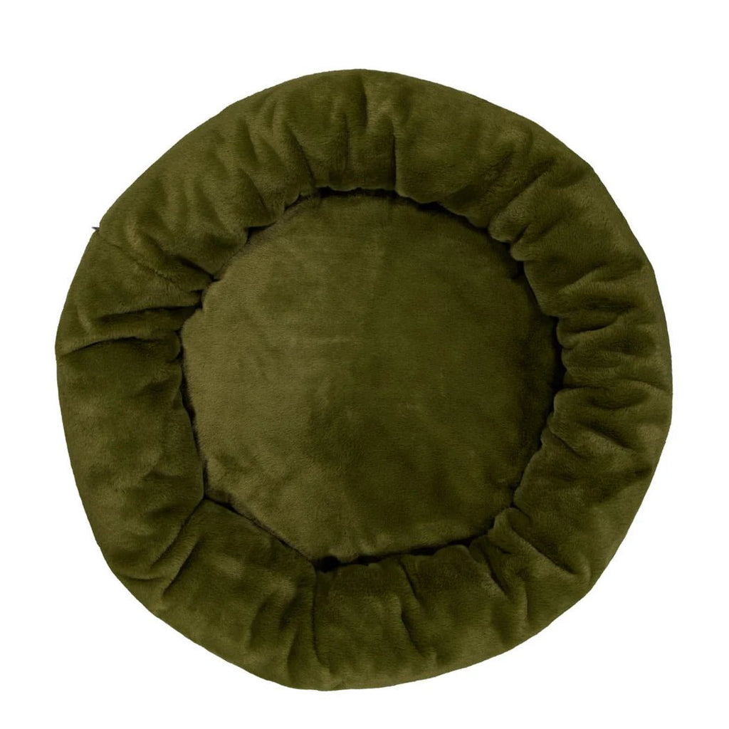 Luxe Fur Cuddler Dog Bed - Leaf - House Of Pets Delight (HOPD)