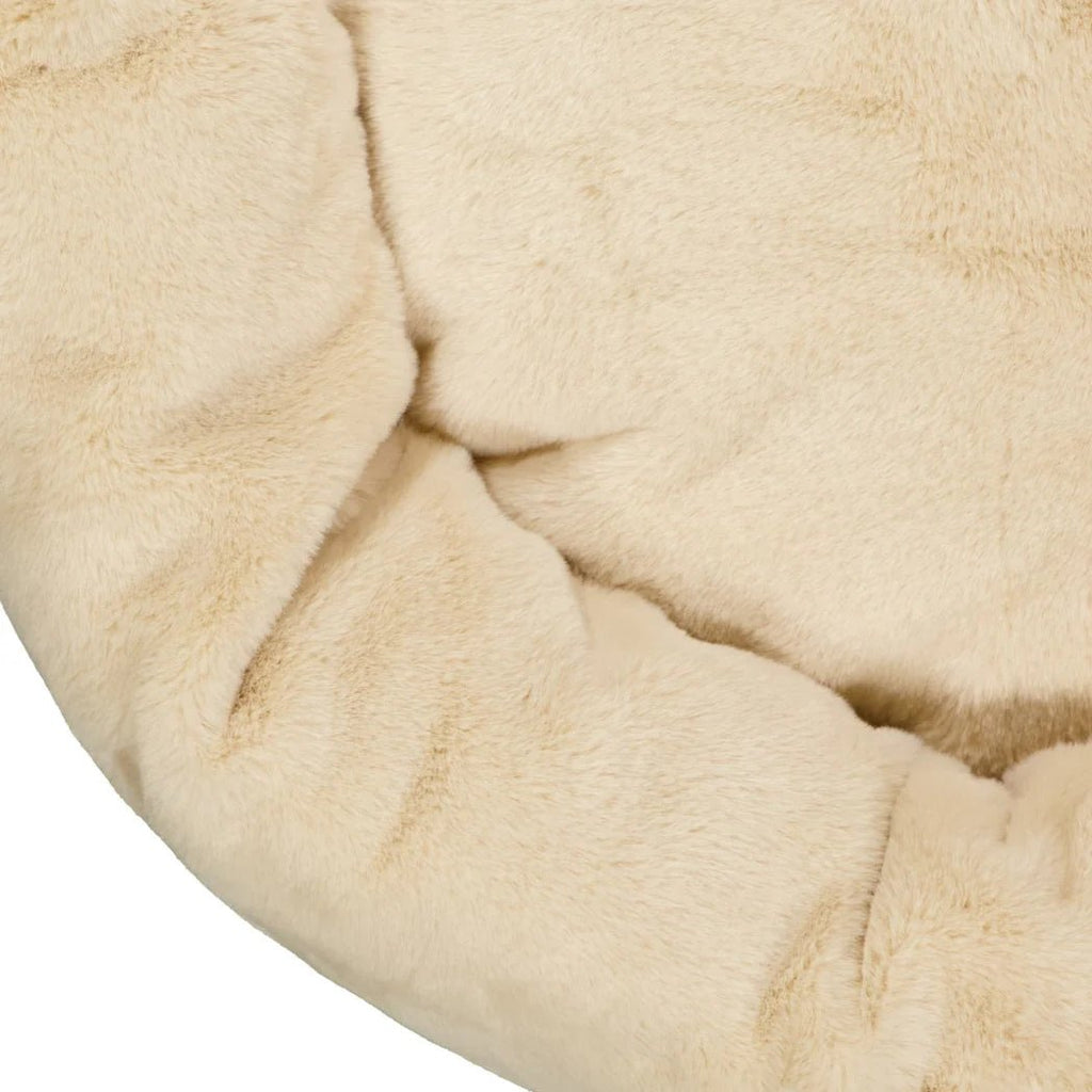 Luxe Fur Cuddler Dog Bed - Oat - House Of Pets Delight (HOPD)