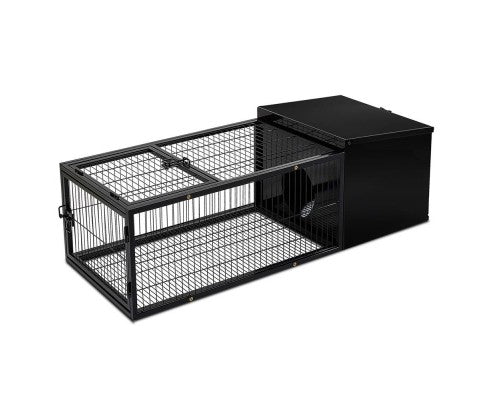 Medium Hutch with Run - House Of Pets Delight (HOPD)