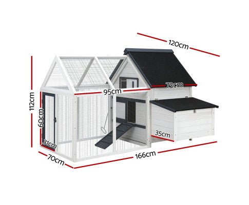 Modern Chicken Coop House XL - House Of Pets Delight (HOPD)