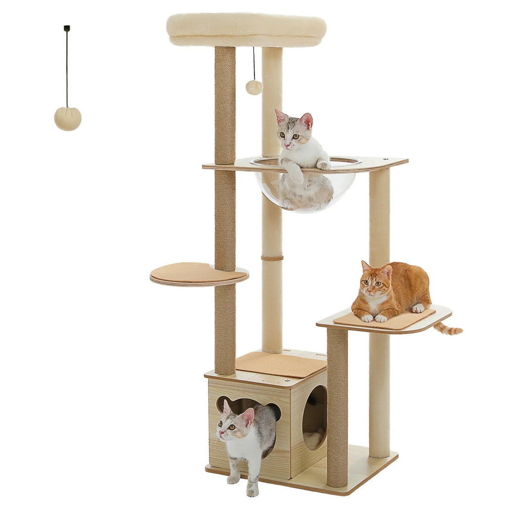 Modern Spacecraft Cat Scratching Tree - House Of Pets Delight (HOPD)