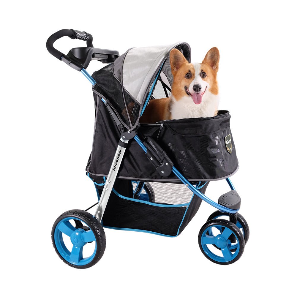 Monarch Premium Pet Jogger - Blue F1 Moto - House Of Pets Delight (HOPD)