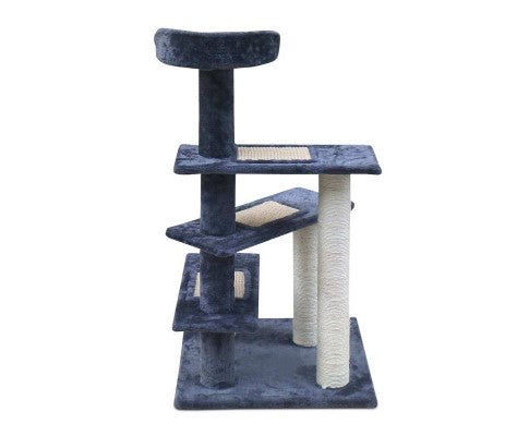 Multi Level Cat Scratching Tree - Grey - House Of Pets Delight (HOPD)