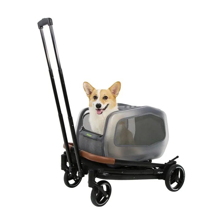 NeoRider Multi - Purpose Detachable Pet Stroller – Silver Mist - House Of Pets Delight (HOPD)