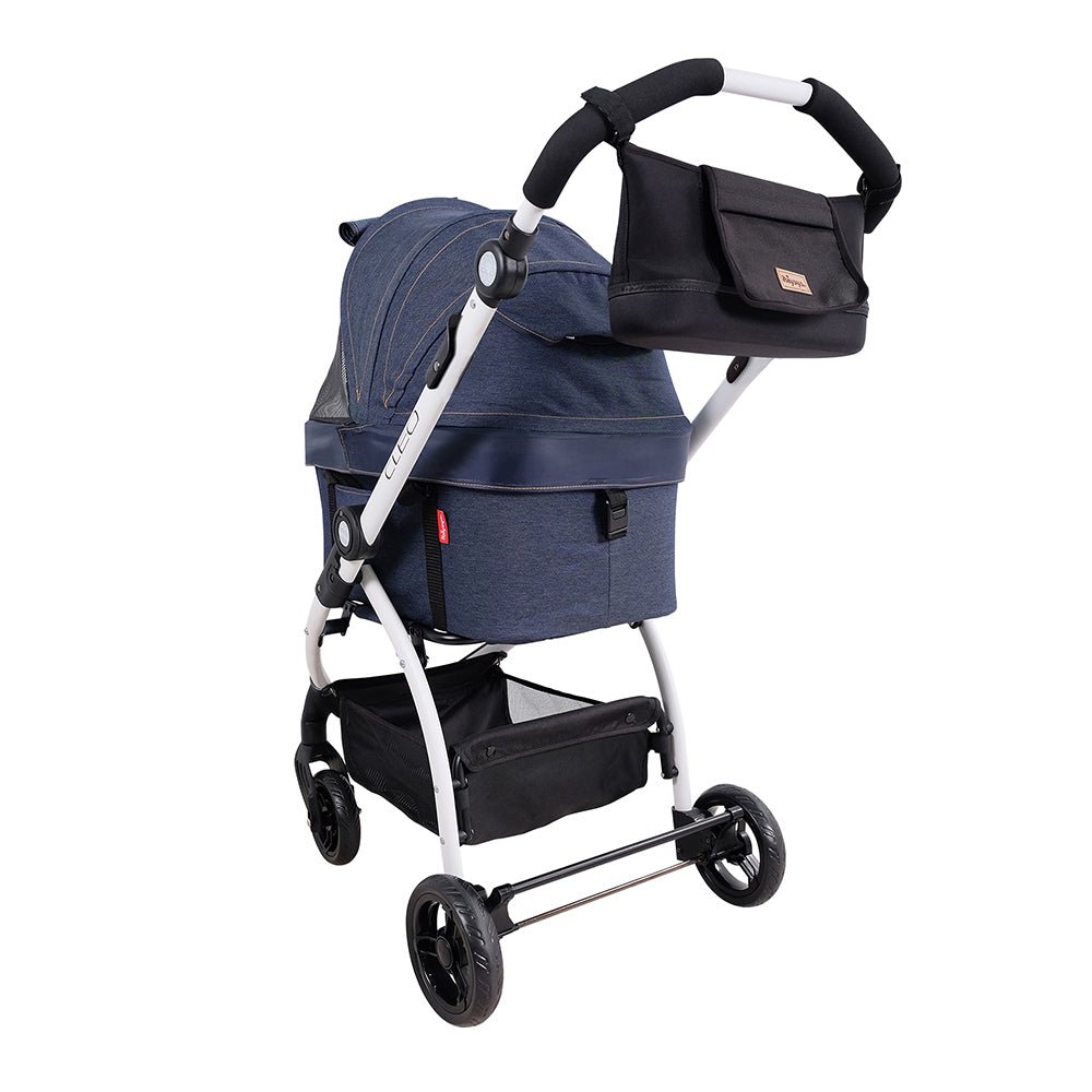 New CLEO Travel System Pet Stroller – Blue Jeans - House Of Pets Delight (HOPD)