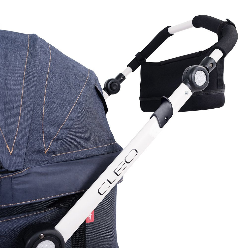 New CLEO Travel System Pet Stroller – Blue Jeans - House Of Pets Delight (HOPD)