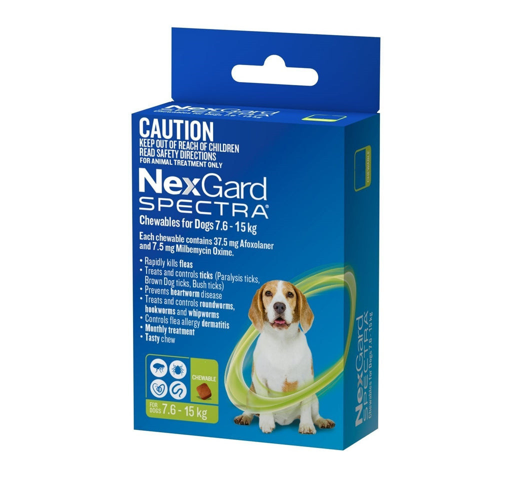 Nexgard Spectra 6 Pack 7.6 - 15kg - House Of Pets Delight (HOPD)