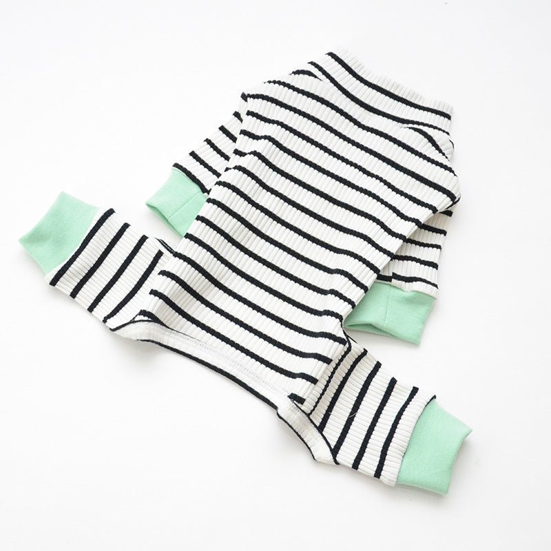 Night in Dog PJs in Black & Green - House Of Pets Delight (HOPD)