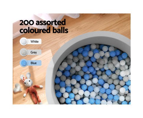 Ocean Foam Dog Ball Play Pit in Grey - House Of Pets Delight (HOPD)