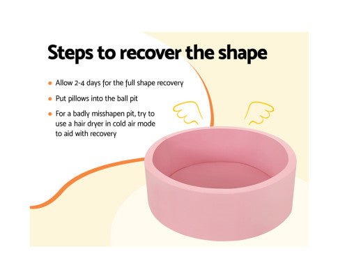 Ocean Foam Dog Ball Play Pit in Pink - House Of Pets Delight (HOPD)