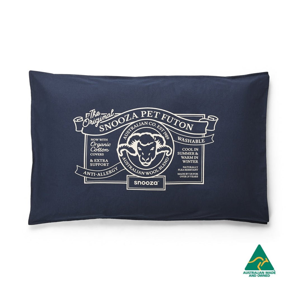 Organic Pet Futon Navy - House Of Pets Delight (HOPD)