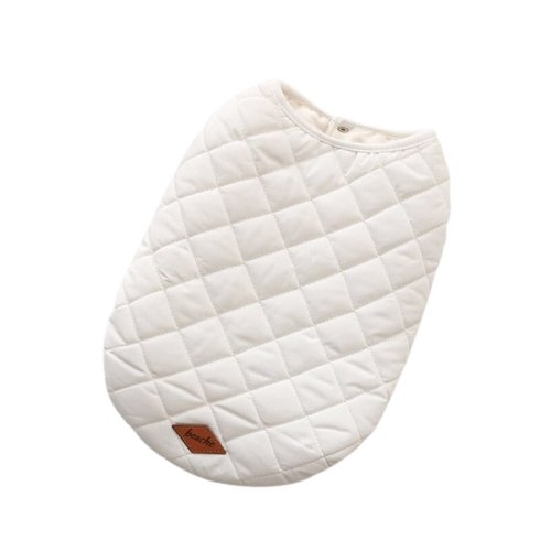 Padded Luxe Dog Vest - White - House Of Pets Delight (HOPD)