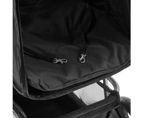 Pet 3 Wheel Pet Stroller - Black - House Of Pets Delight (HOPD)