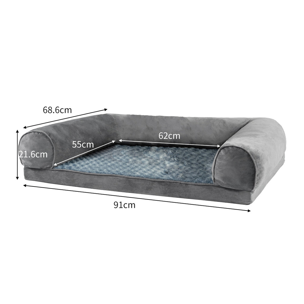 Pet Bed Sofa Warm Mattress Cushion Pillow Mat Plush L - House Of Pets Delight (HOPD)