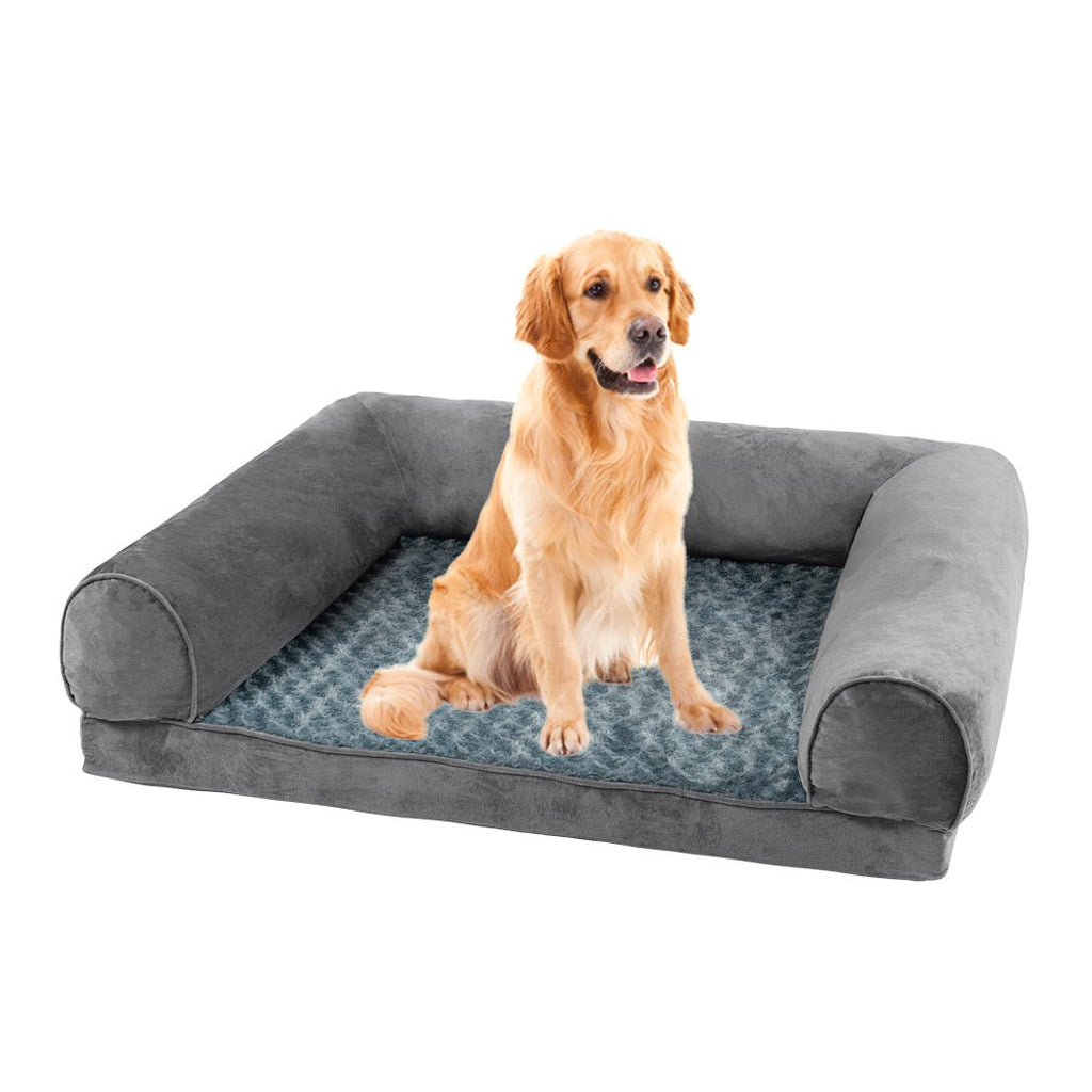 Pet Bed Sofa Warm Mattress Cushion Pillow Mat Plush L - House Of Pets Delight (HOPD)