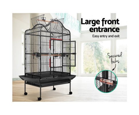Pet Bird Cage 168CM Large Travel Stand - House Of Pets Delight (HOPD)