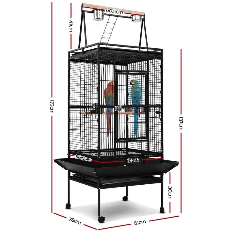 Pet Bird Cage with Perch 173cm - House Of Pets Delight (HOPD)