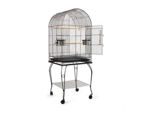 Pet Bird Cage with Stainless Steel Feeders - House Of Pets Delight (HOPD)