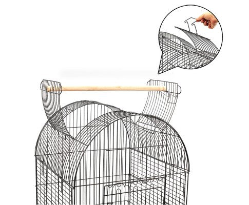 Pet Bird Cage with Stainless Steel Feeders - House Of Pets Delight (HOPD)