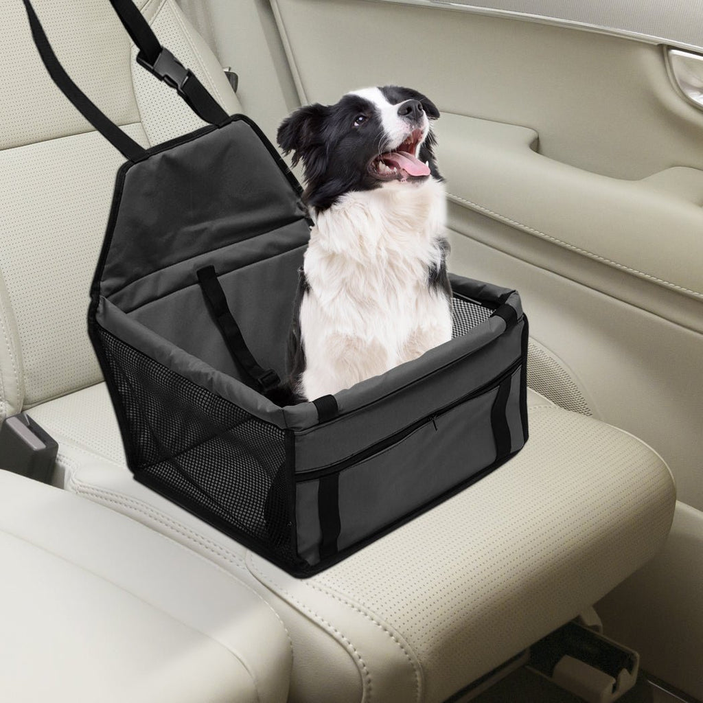 Pet Car Booster Seat Puppy Cat Dog Auto Carrier Travel Protector - Black - House Of Pets Delight (HOPD)