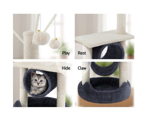 Pet Cat Hanging Toy Tree Scratcher 53cm - House Of Pets Delight (HOPD)