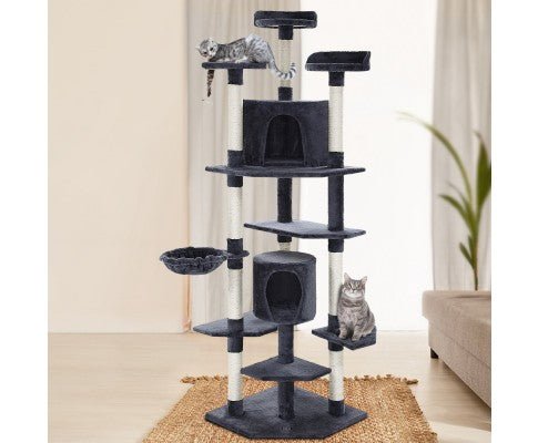 Pet Cat Tree Tower Condo House 203cm - House Of Pets Delight (HOPD)