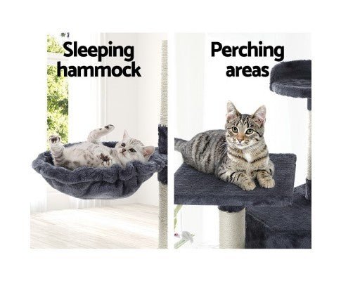 Pet Cat Tree Tower Condo House 203cm - House Of Pets Delight (HOPD)