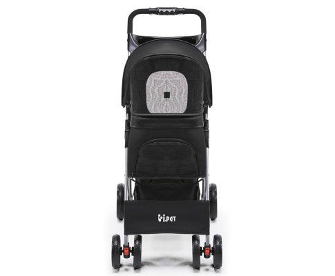 Pet Stroller Foldable Pram 4 Wheels - House Of Pets Delight (HOPD)