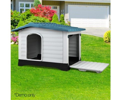 Pet Weatherproof Pet Kennel - Blue - House Of Pets Delight (HOPD)