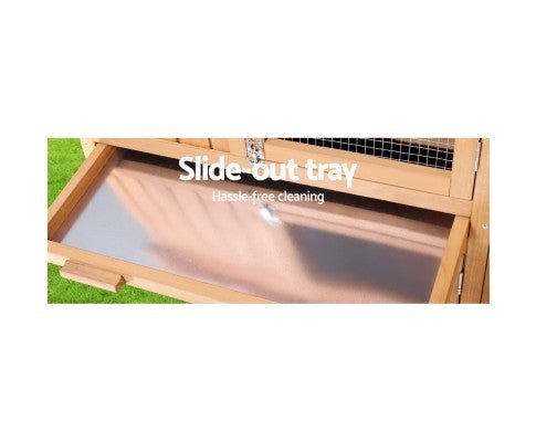 Pet Wooden Hutch Coop with Run - House Of Pets Delight (HOPD)