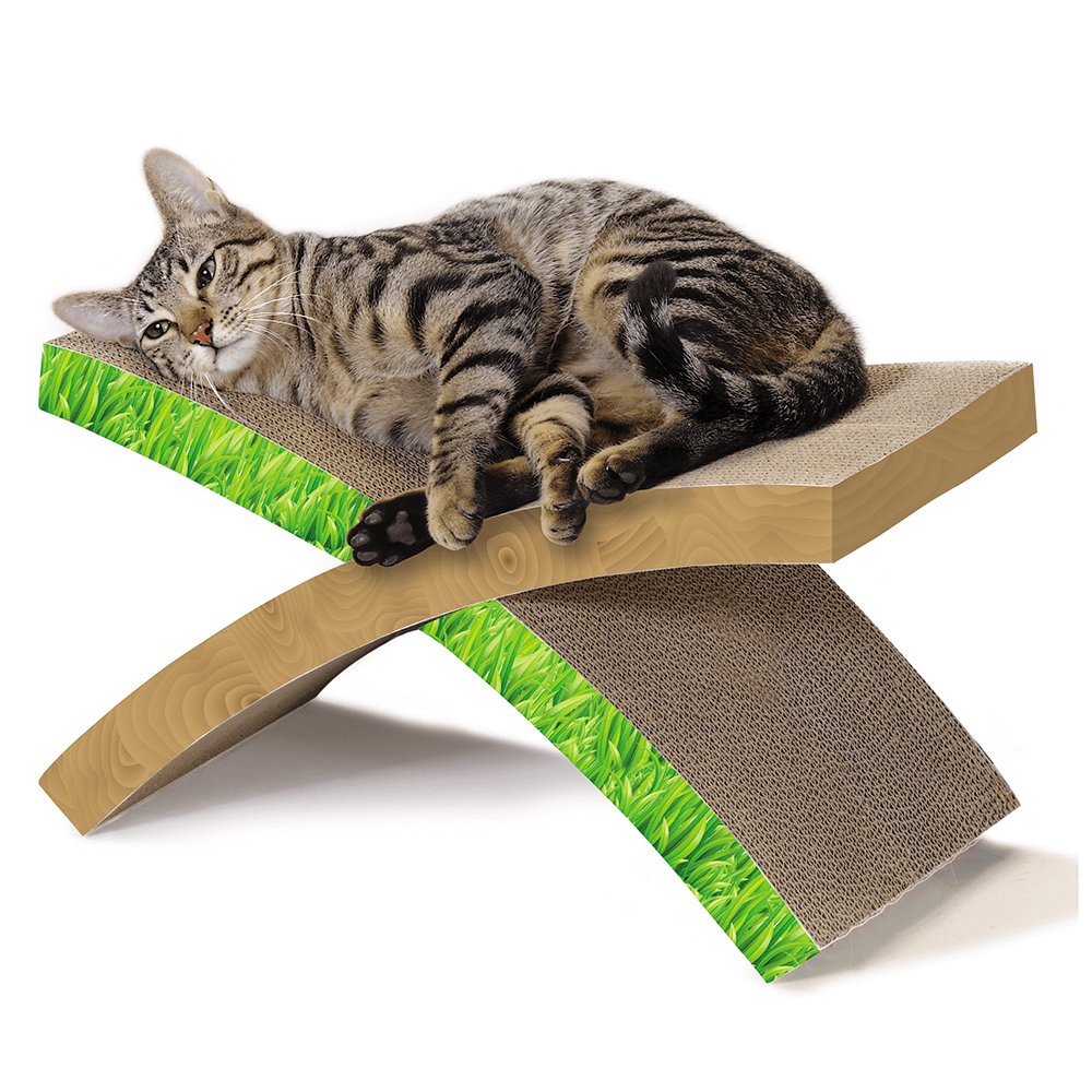 Petstages Easy Life Hammock Cardboard Cat Scratcher & Bed - Small Cats - House Of Pets Delight (HOPD)