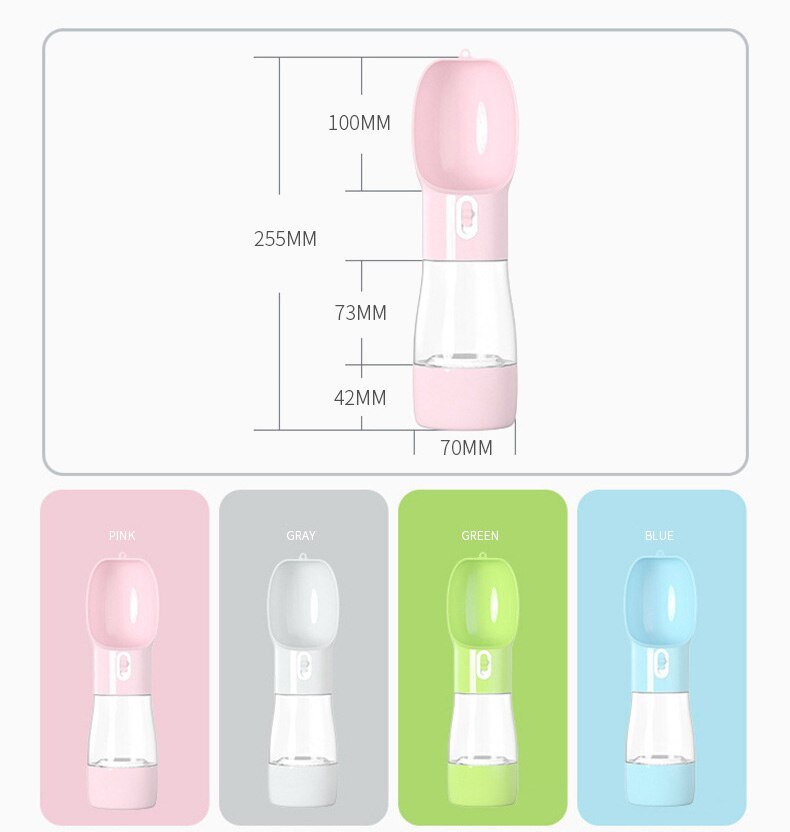 Portable Outdoor Pet Drinking and Feeding Bottle (3 Colours) - House Of Pets Delight (HOPD)