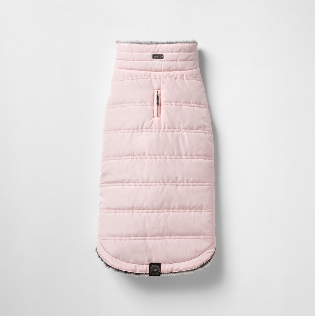 Puffer Dog Coat in Pink - House Of Pets Delight (HOPD)