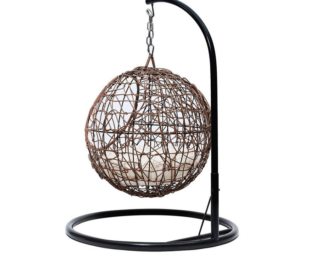 Rattan Cat Wicker Hanging Basket Swinging Egg Chair - House Of Pets Delight (HOPD)